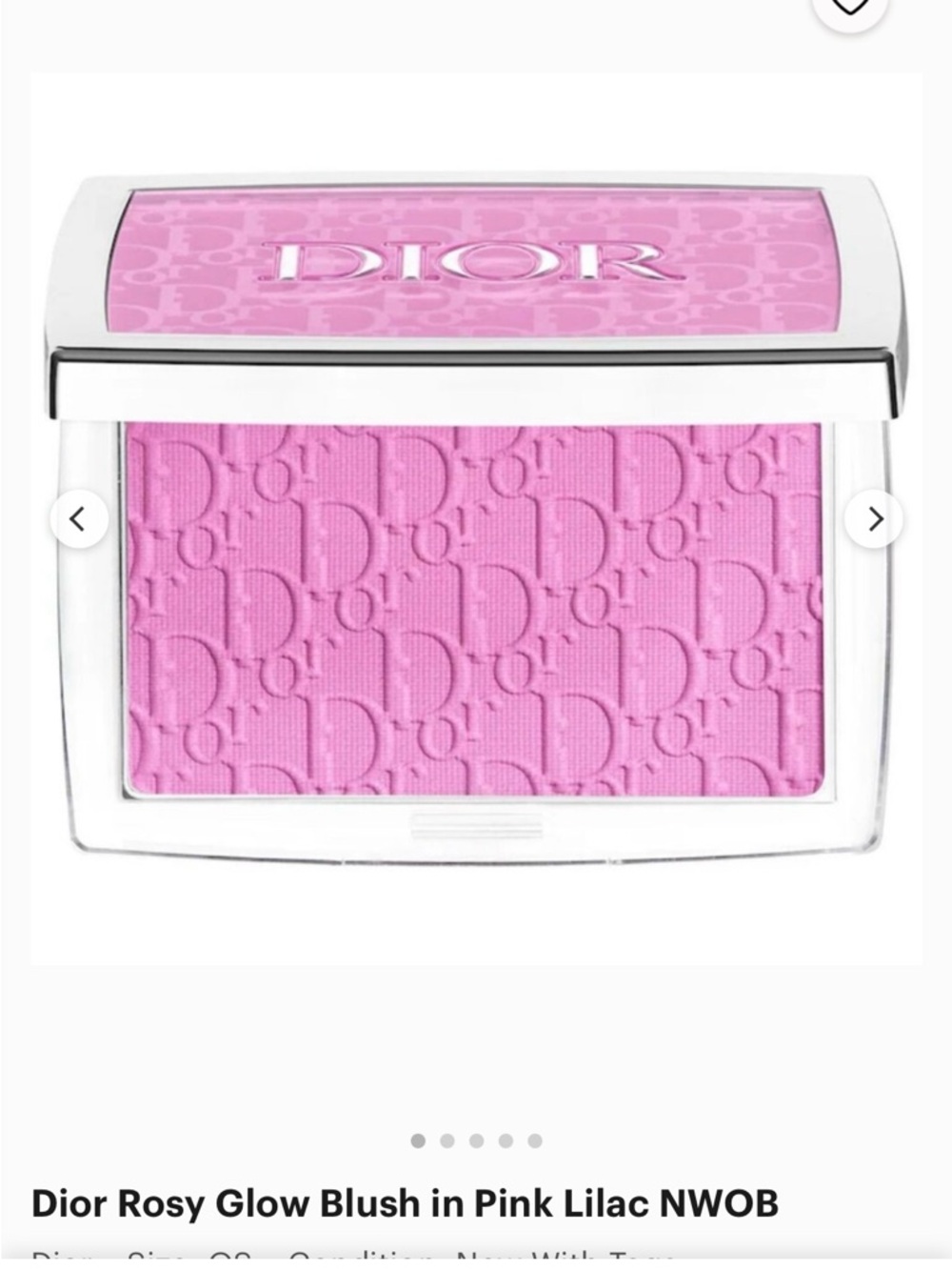 Dior Rosy Glow Blush — Bright Pink Lilac